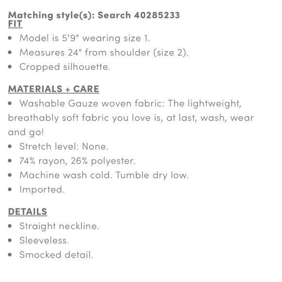 NWOT! TORRID blue smocked crop top, 0X, L, 12. - Picture 4 of 9